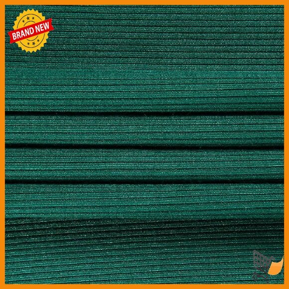 Ribbed Long Sleeve Crewneck Knit Top Slim Fit Stretchy Rayon Spandex - Picture 7 of 8